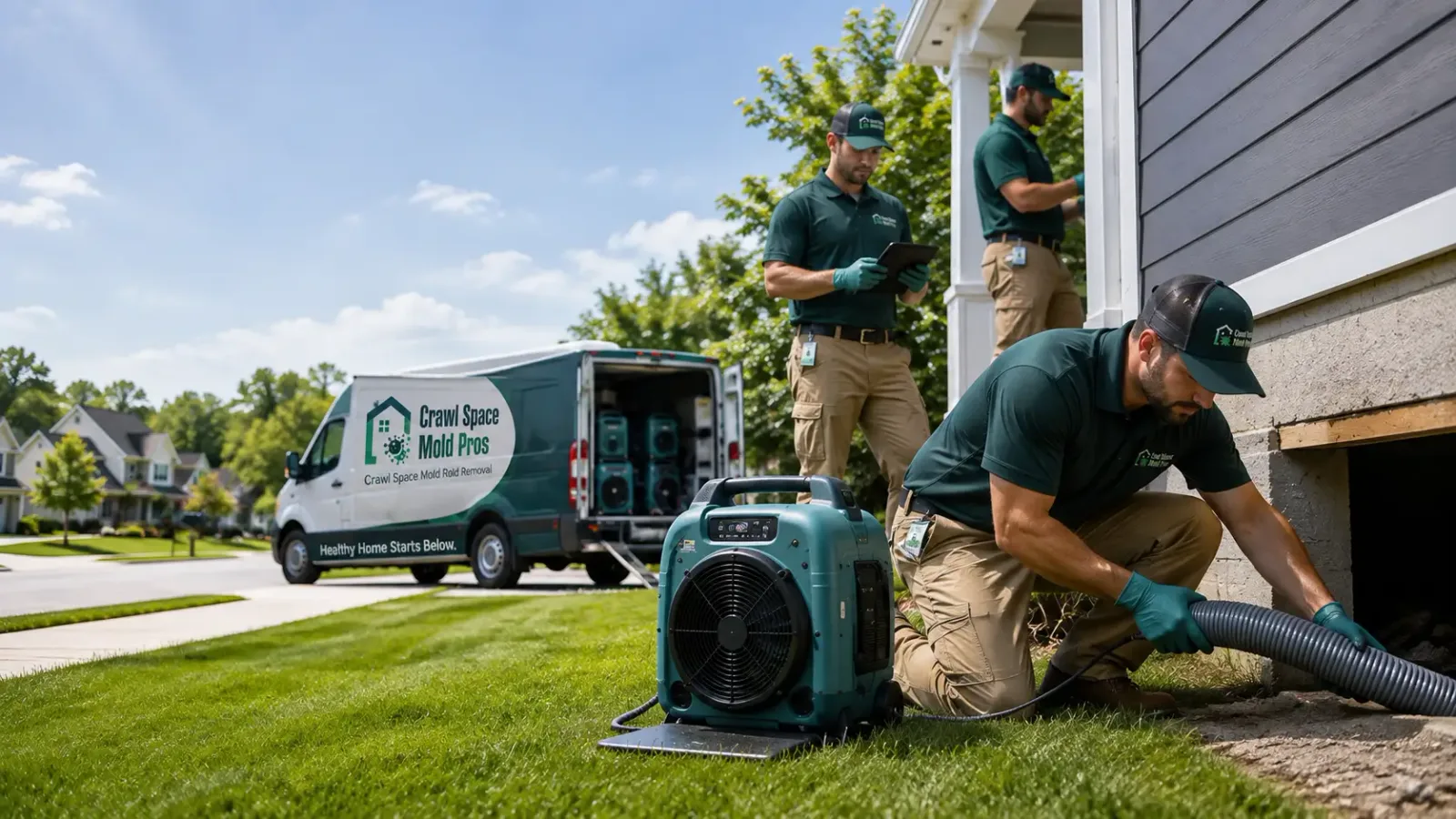 Crawl Space Mold Removal in Beaver City, NE